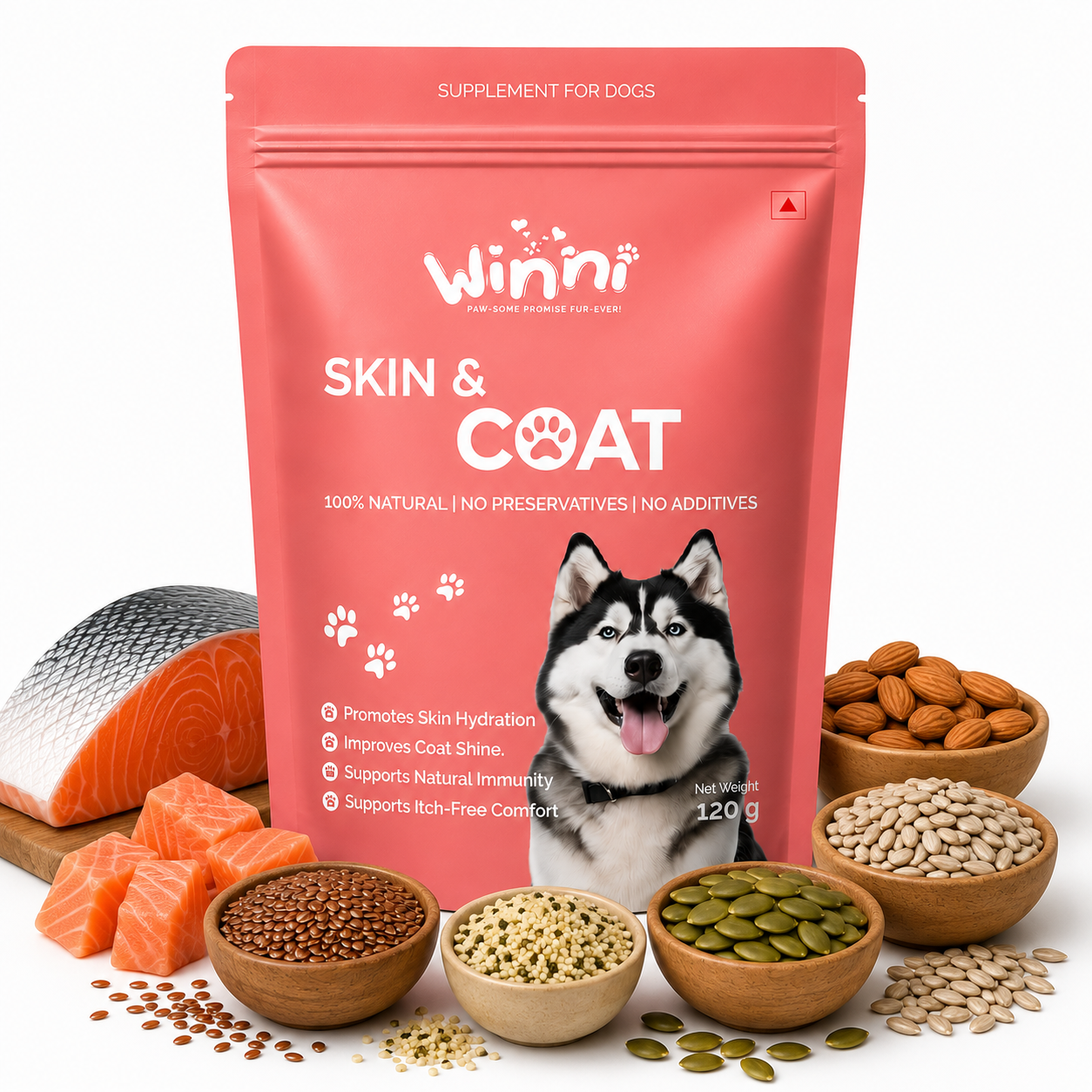 Skin & Coat Supplement for Dogs